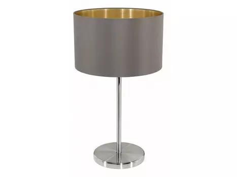 Настольная лампа maserlo (eglo) серый 42 см.