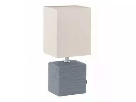 Настольная лампа mataro (eglo) бежевый 13x30x13 см.