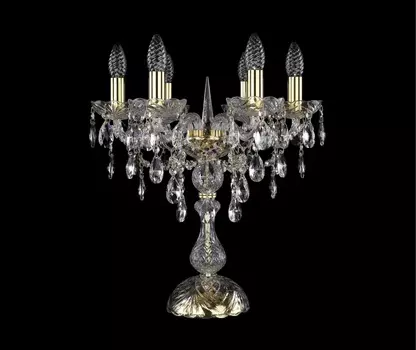 Настольная лампа niki gl (bohemia ivele crystal) золотой 47 см.