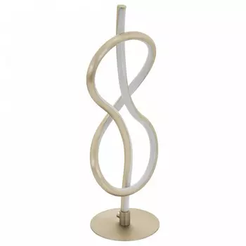 Настольная лампа novafeltria (eglo) золотой 16x41x16 см.