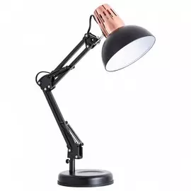 Настольная лампа офисная luxo (arte lamp) черный 16x56x35 см.