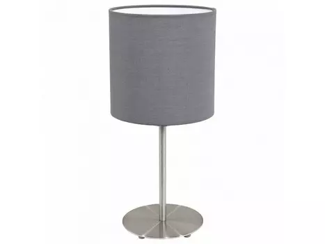 Настольная лампа pasteri (eglo) серый 40 см.