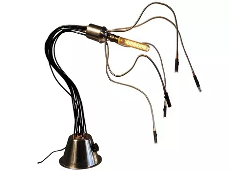 Настольная лампа сборщик (k-lama) серебристый 68.0x70.0x30.0 см.