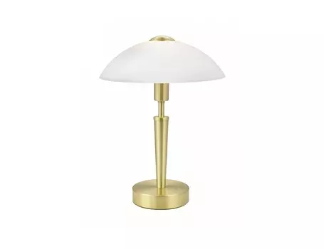 Настольная лампа solo 1 (eglo) золотой 35 см.