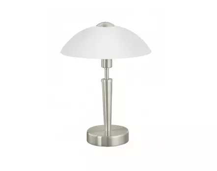 Настольная лампа solo (eglo) серый 35 см.