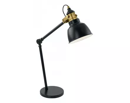Настольная лампа thornford (eglo) черный 16x59x41 см.