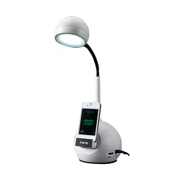 Настольная лампа (to4rooms) белый 14x49x14 см.