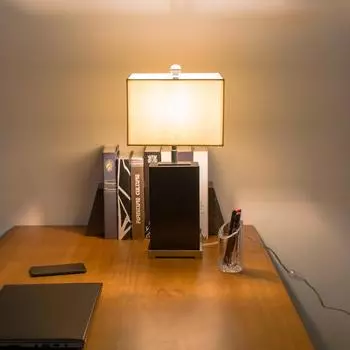 Настольная лампа (to4rooms) белый 26x54x20 см.