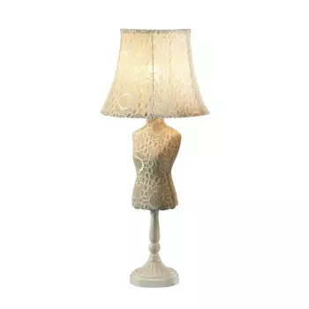 Настольная лампа (to4rooms) белый 28x62x28 см.