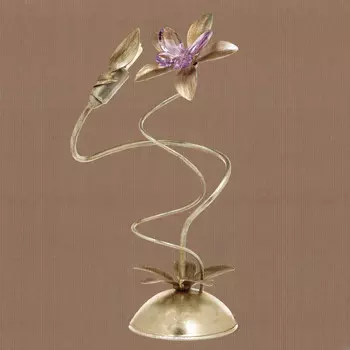 Настольная лампа (to4rooms) серебристый 35x18x35 см.