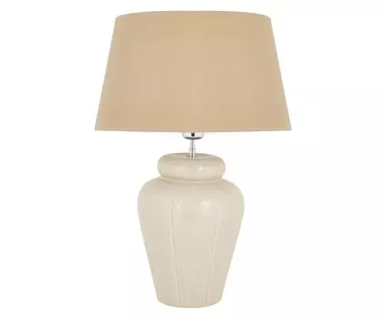 Настольная лампа (valditaro) бежевый 35x49x35 см.