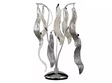 Настольная лампа vetro (lightstar) серебристый 47 см.