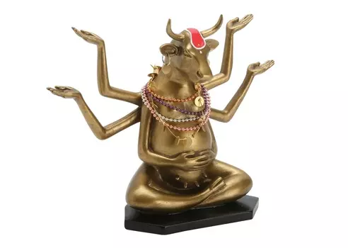 Настольный декор cowparade (cowparade) золотой