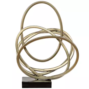 Настольный декор «солярис» (object desire) золотой 26x30x24 см.