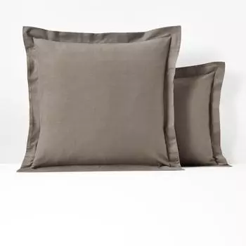 Наволочка декоративная (laredoute) коричневый 64x64 см.