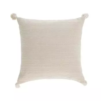 Наволочка для декоративной подушки (la forma) бежевый 45x45 см.