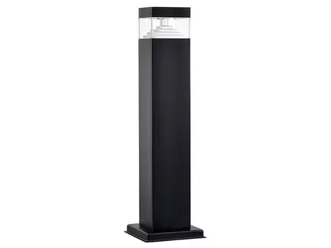 Наземный низкий светильник raggio (lightstar) черный 12x45x12 см.