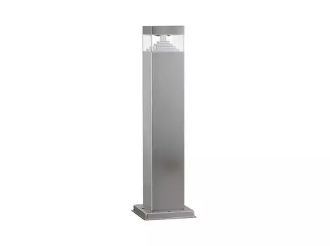 Наземный низкий светильник raggio (lightstar) серебристый 13.0x45.0x13.0 см.