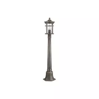 Наземный низкий светильник virta (odeon light) коричневый 103 см.