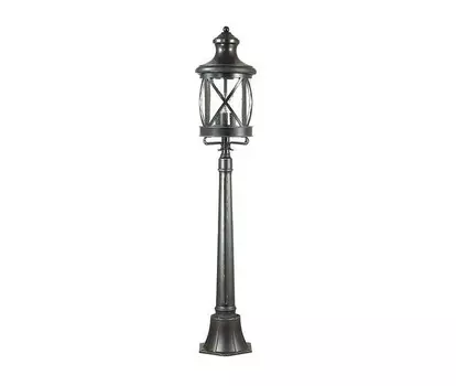 Наземный светильник sation (odeon light) черный 124 см.