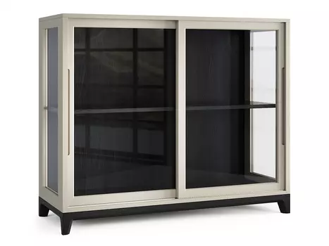 Низкая витрина case (the idea) белый 120x100x45 см.