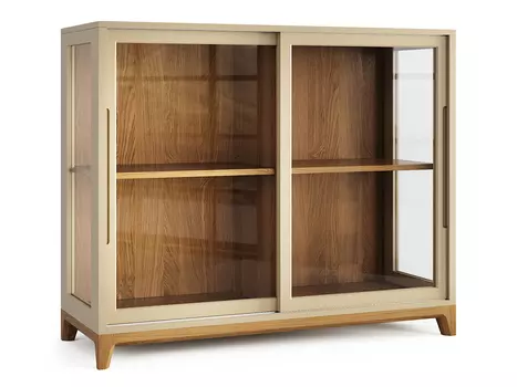 Низкая витрина case (the idea) бежевый 120x100x45 см.