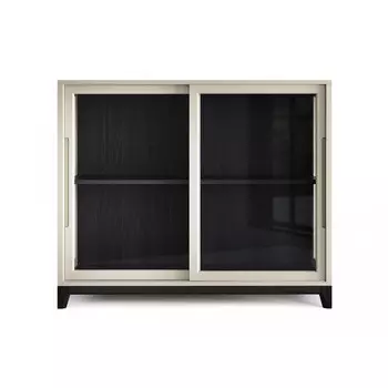 Низкая витрина case (the idea) серый 121x100x45 см.