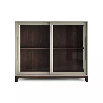 Низкая витрина case (the idea) серый 121x100x45 см.