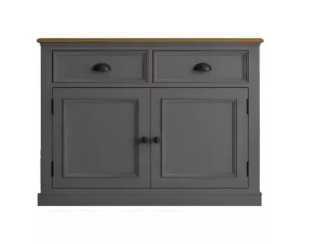 Низкий буфет palermo (etg-home) серый 106x79x47 см.