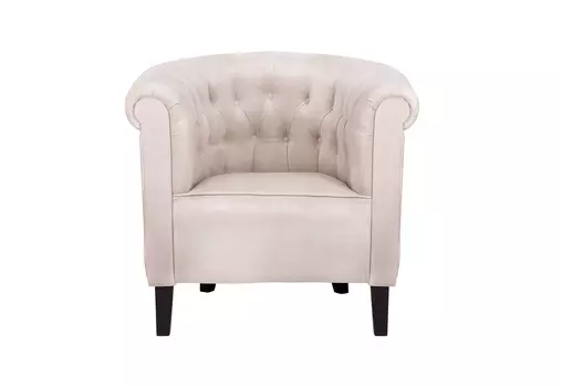 Низкое кресло swaun beige velvet (mak-interior) белый 95x98x80 см.