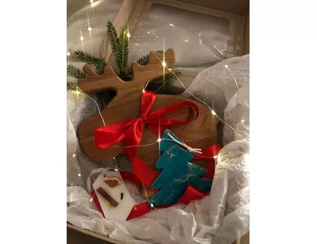 Новогодний набор (kovka object) коричневый