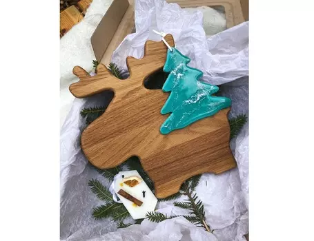 Новогодний набор (kovka object) коричневый