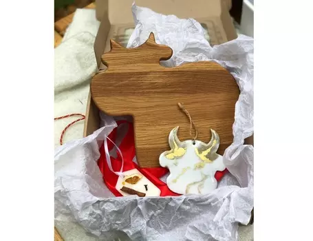 Новогодний набор (kovka object) коричневый