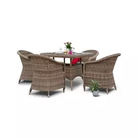 Обеденная группа фредо (outdoor) бежевый