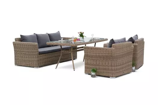 Обеденная группа моккачино (outdoor) коричневый