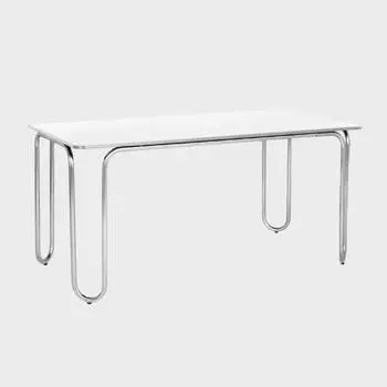 Обеденный стол bauhaus (woodi) белый 160x75x80 см.