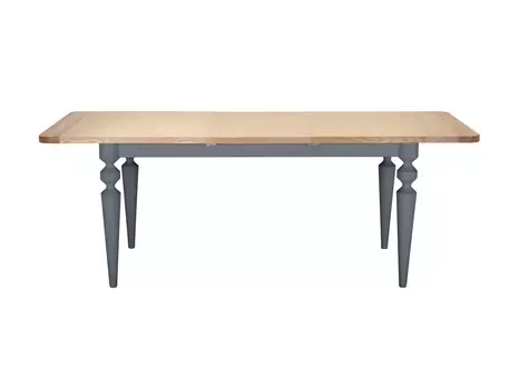 Обеденный стол betty beech (myfurnish) серый 160.0x76.0x90.0 см.