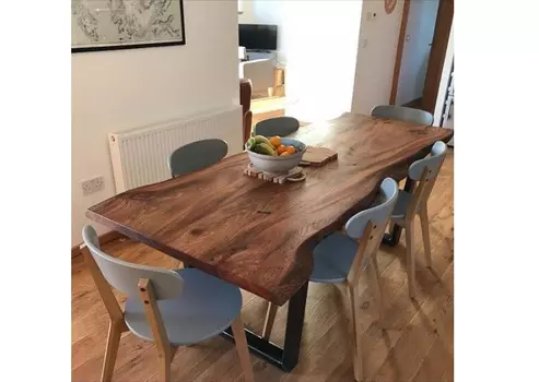 Обеденный стол (kovka object) коричневый 100.0x72.0x200.0 см.