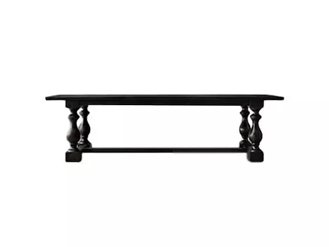 Обеденный стол monastery (myfurnish) черный 150.0x75.0x89.0 см.