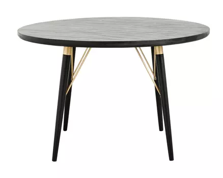 Обеденный стол (nordal) черный 76 см.