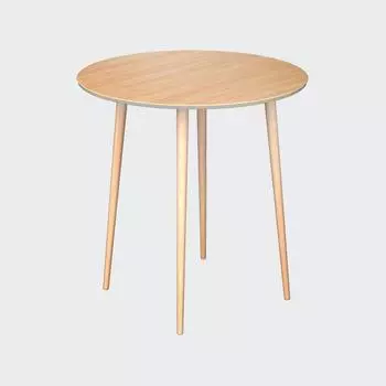 Обеденный стол спутник (woodi) серый 74 см.