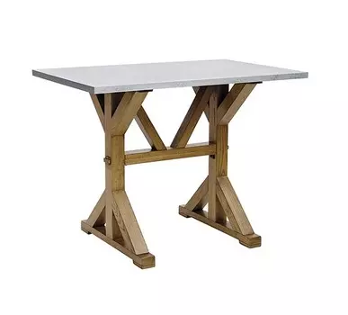 Обеденный стол tatum (myfurnish) серый 120.0x75.0x80.0 см.