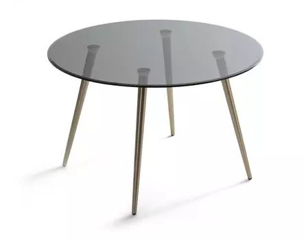 Обеденный стол topim (laredoute) черный 75 см.