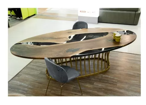 Обеденный стол (woodzpro) коричневый 140.0x75.0x280.0 см.