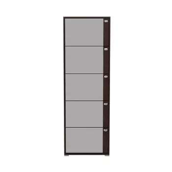 Обувница эдит 5s (leset) черный 60x182x22 см.