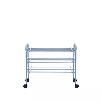 Обувница leset комо 3 с колесами (milli) серый 71x61x32 см.