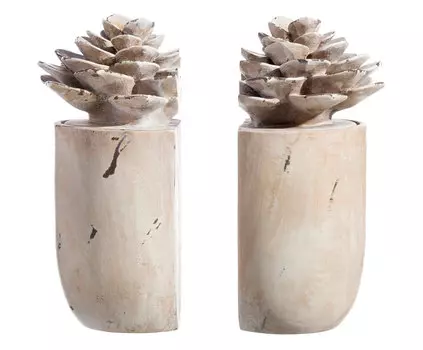 Ограничители для книг kaktus (to4rooms) бежевый 18.0x19.0x11.0 см.