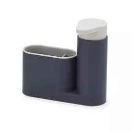 Органайзер для раковины с дозатором для мыла sinkbase (joseph joseph) серый 17x16x6 см.