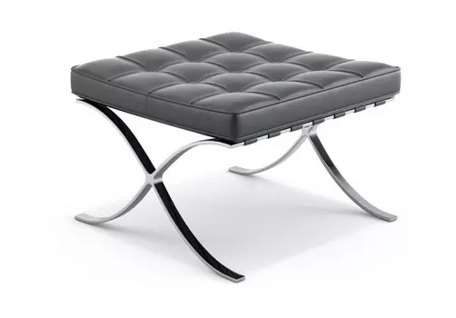 Оттоманка barcelona (bradexhome) черный 60x42x58 см.