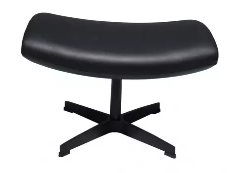 Оттоманка imola (bradexhome) черный 45x38x45 см.